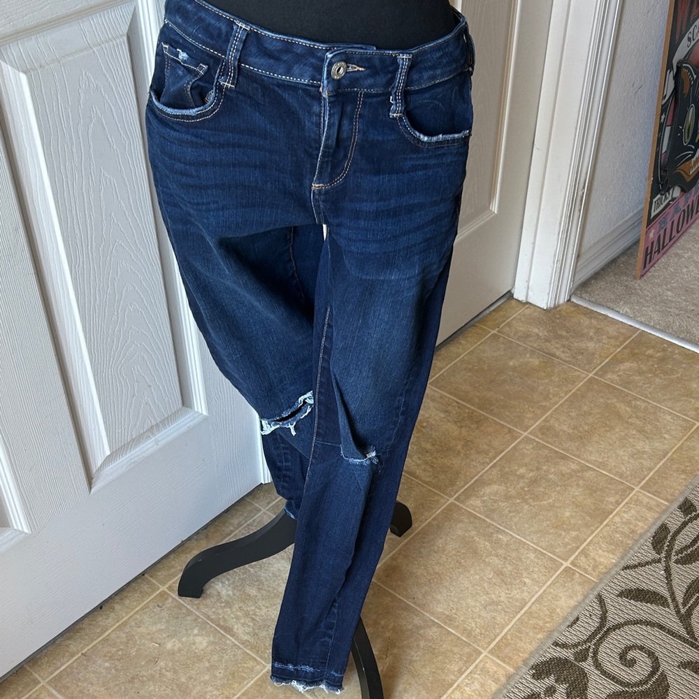 Arizona Jean Company Women's Deep Blue Skinny Jeans